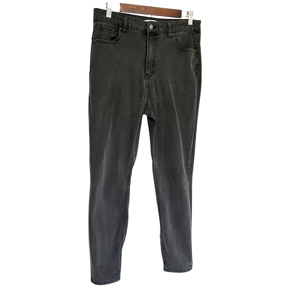 AND NOW THIS Jeans Women's Size 31 Black High Rise Skinny Pockets - Picture 2 of 11